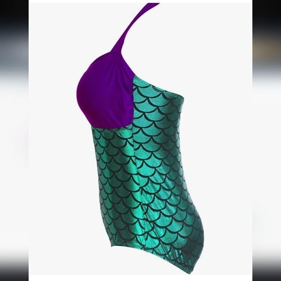 Women Halter Top Mermaid Swimsuit - Picture 6 of 6